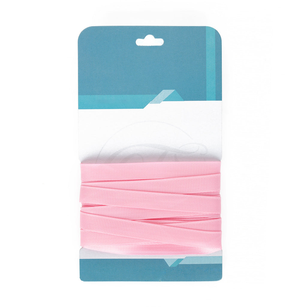 Double Sided Grosgrain Ribbon - Rose Pink