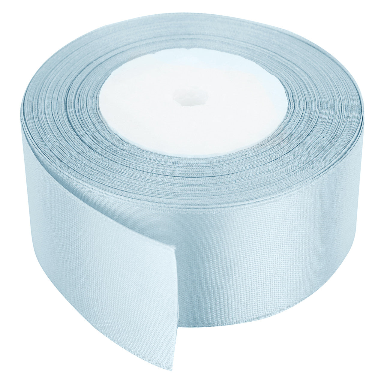 25m Double Sided Satin Ribbon - Sky Blue