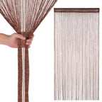 String Curtain Panel - Dark Burgundy