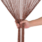 String Curtain Panel - Dark Burgundy