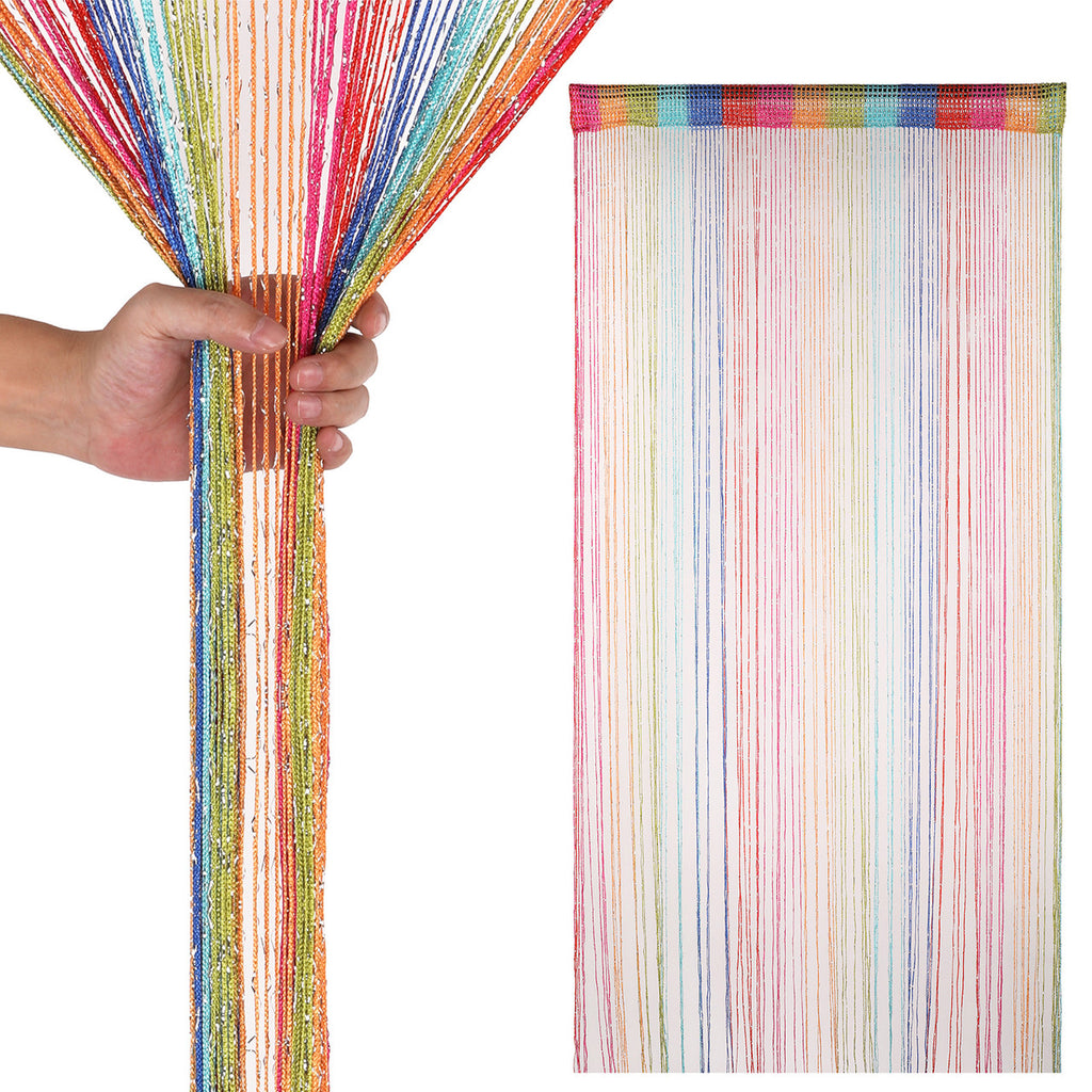 String Curtain Panel - Multicoloured