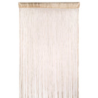Shiny String Curtain Panel - Champagne