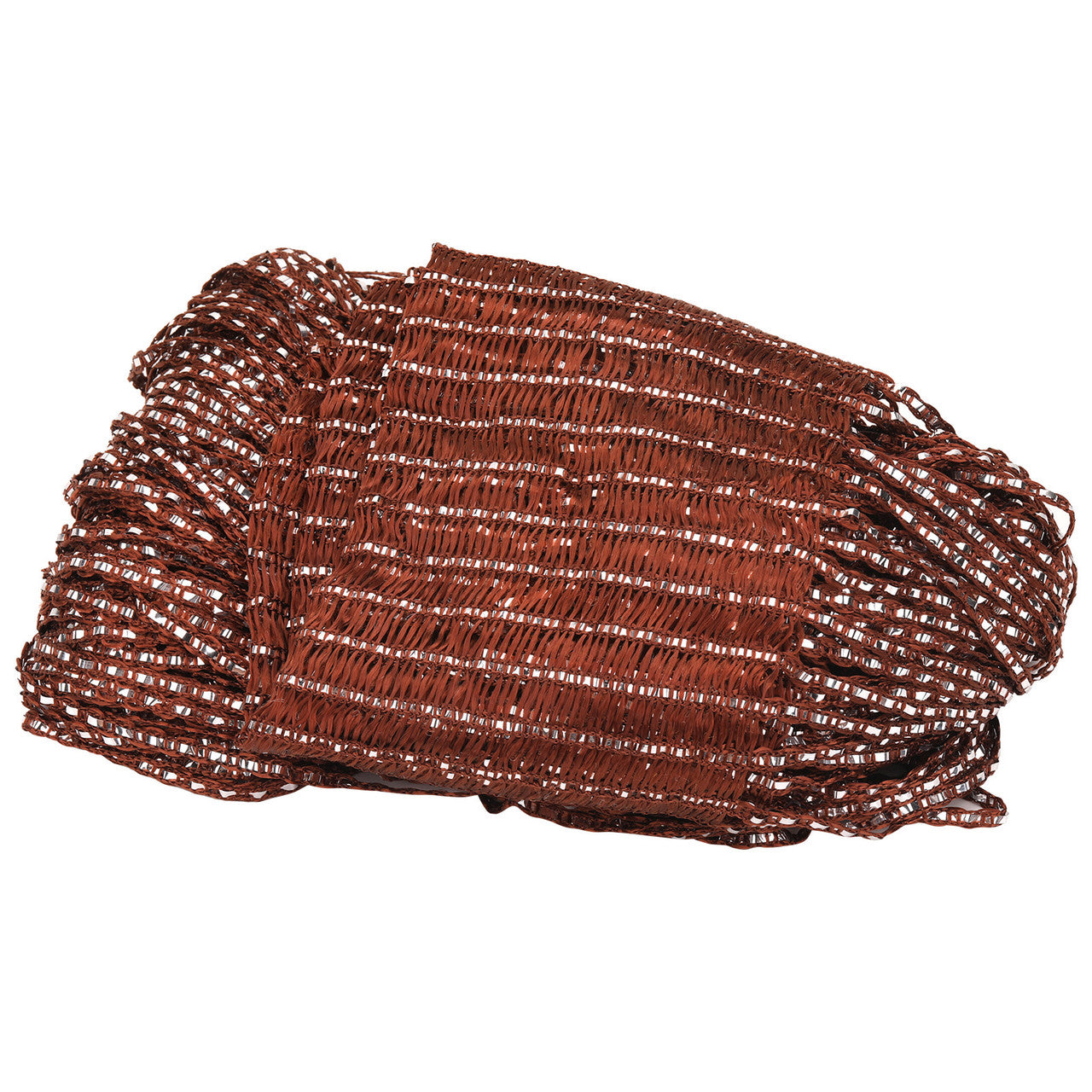 Shiny String Curtain Panel - Dark Burgundy