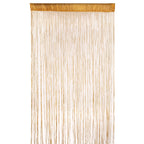 Shiny String Curtain Panel - Gold