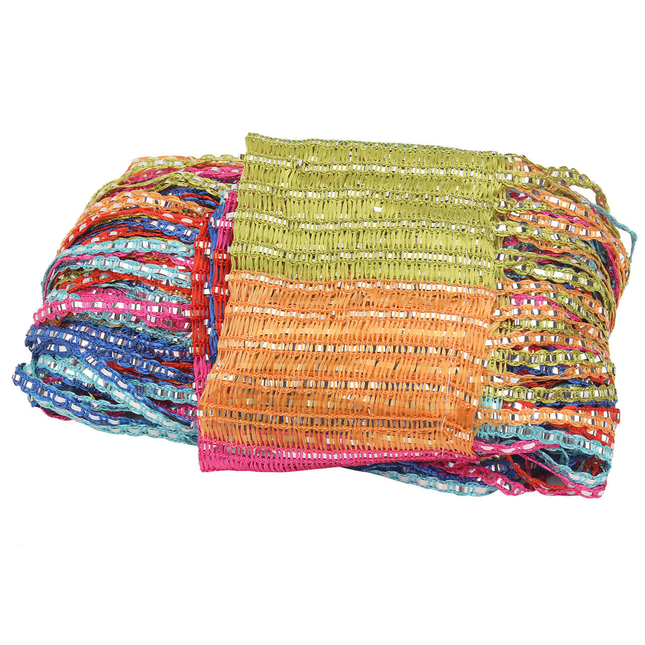 Shiny String Curtain Panel - Multicoloured