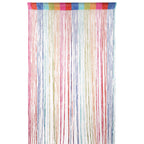 Shiny String Curtain Panel - Multicoloured