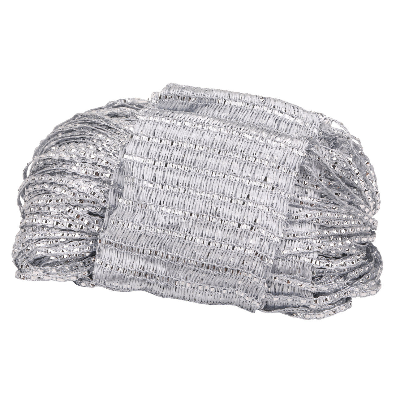 Shiny String Curtain Panel - Silver