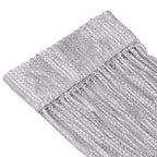 Shiny String Curtain Panel - Silver