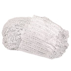 Shiny String Curtain Panel - White
