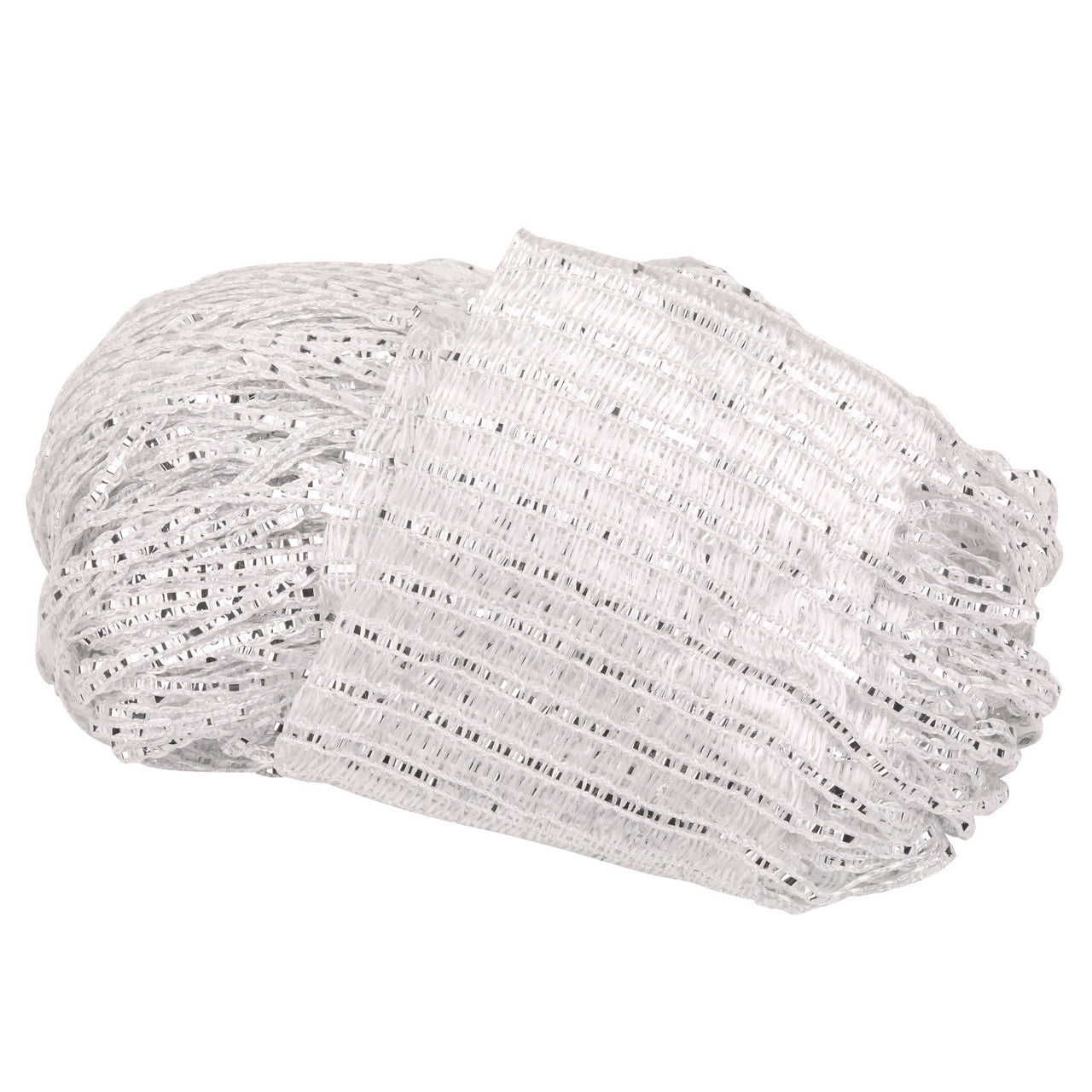 Shiny String Curtain Panel - White