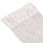 Shiny String Curtain Panel - White