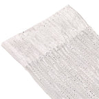 Shiny String Curtain Panel - White