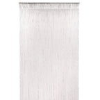 Shiny String Curtain Panel - White
