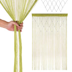 Beaded String Curtains - Apple Green