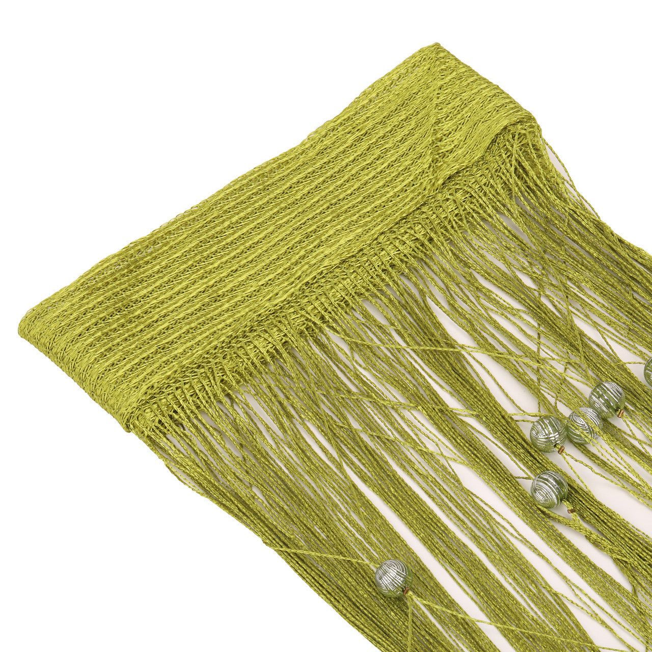 Beaded String Curtains - Apple Green