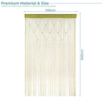 Beaded String Curtains - Apple Green