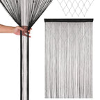 Beaded String Curtains - Black