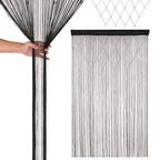 Beaded String Curtains - Black