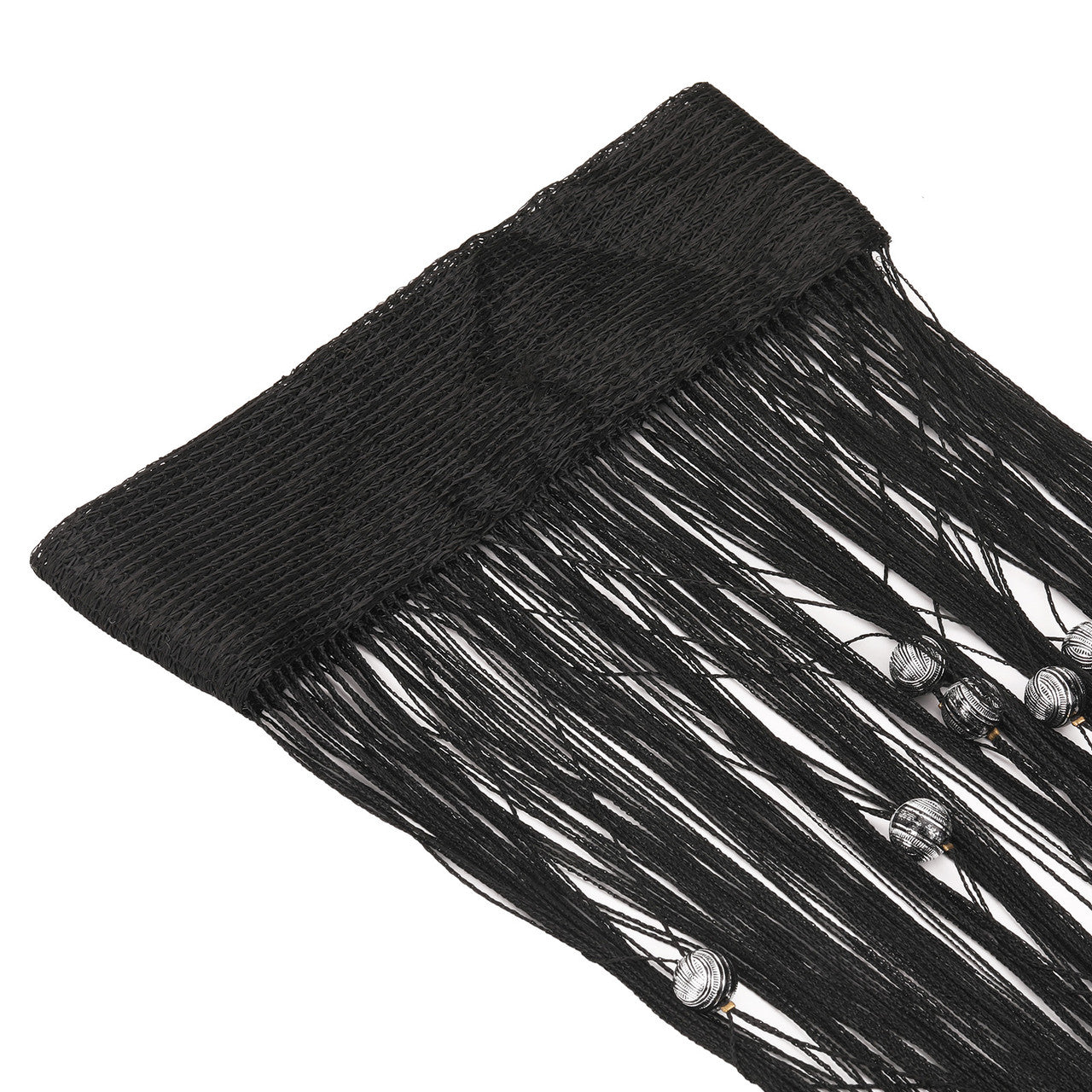 Beaded String Curtains - Black