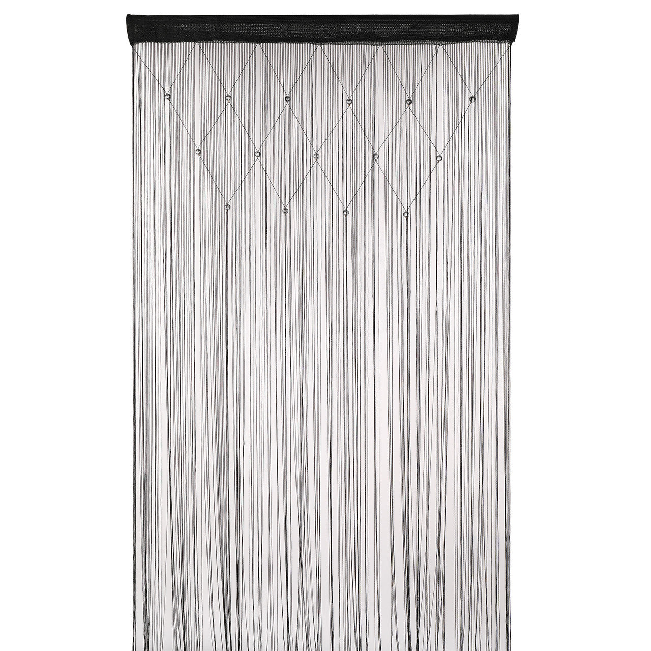 Beaded String Curtains - Black