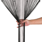 Beaded String Curtains - Black