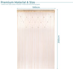 Beaded String Curtains -Champagne