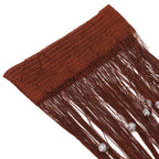 Beaded String Curtains - Dark Burgundy