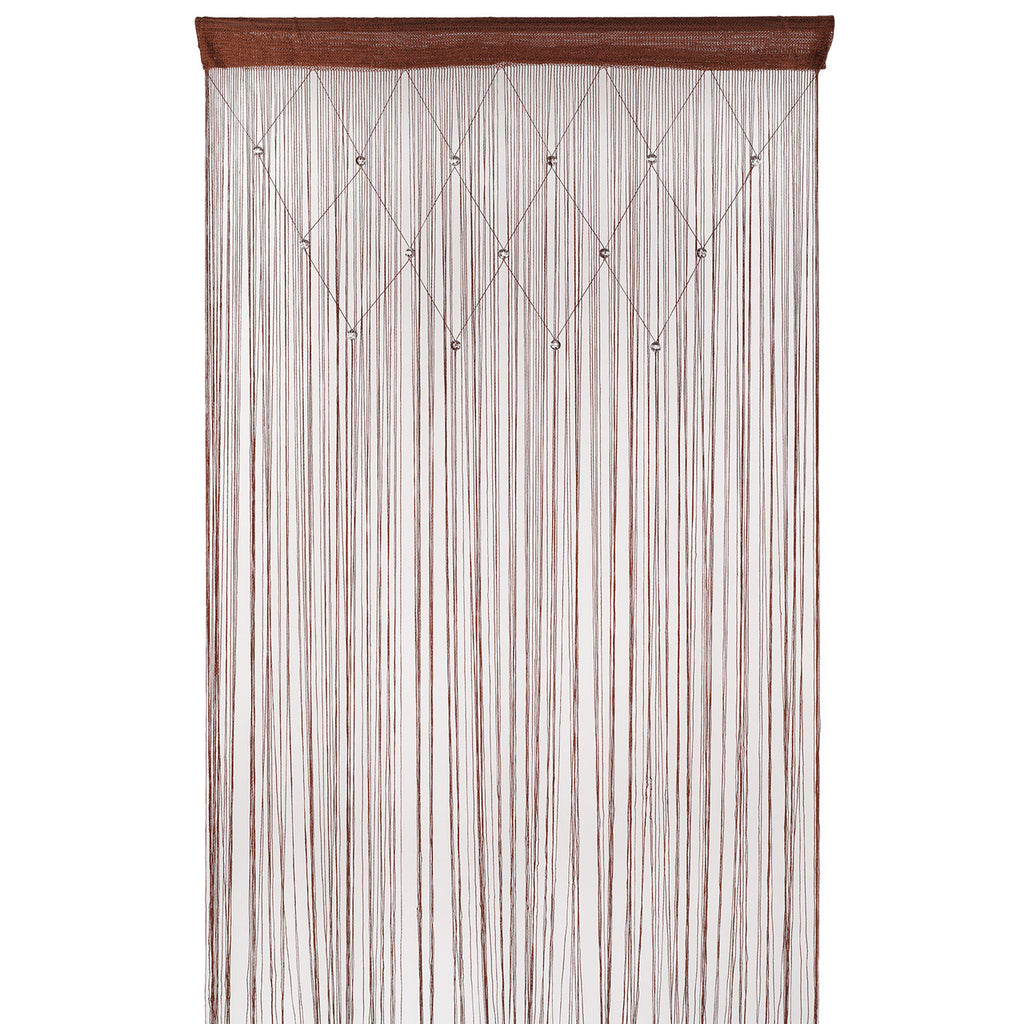 Beaded String Curtains - Dark Burgundy