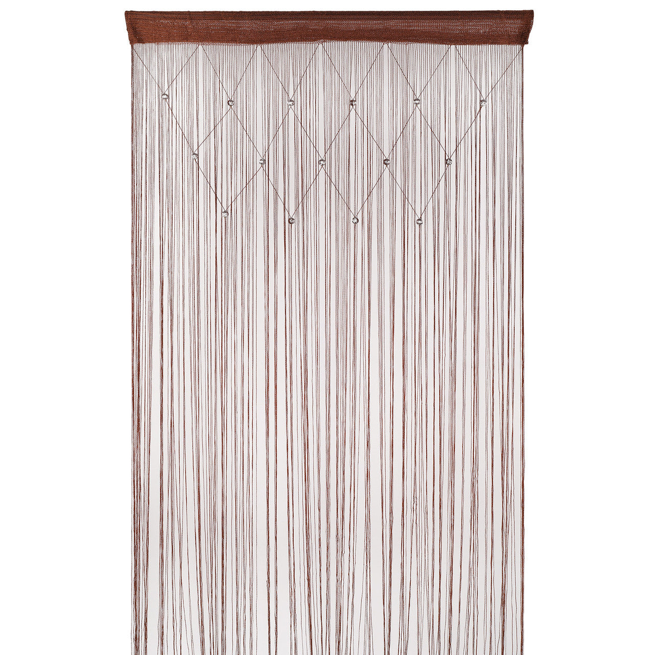 Beaded String Curtains - Dark Burgundy