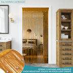 Beaded String Curtains -Gold