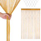 Beaded String Curtains -Gold