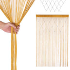 Beaded String Curtains -Gold