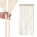Beaded String Curtains - Ivory