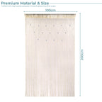 Beaded String Curtains - Ivory