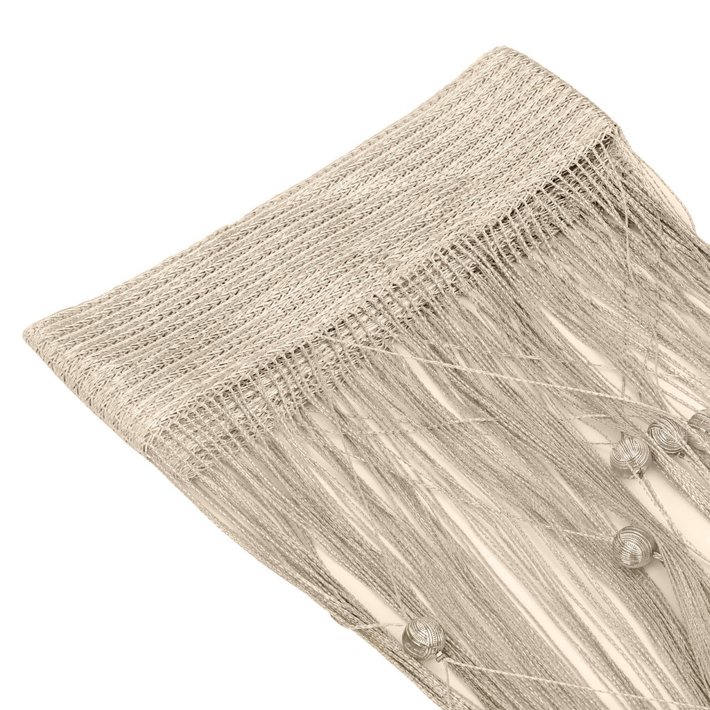 Beaded String Curtains - Ivory