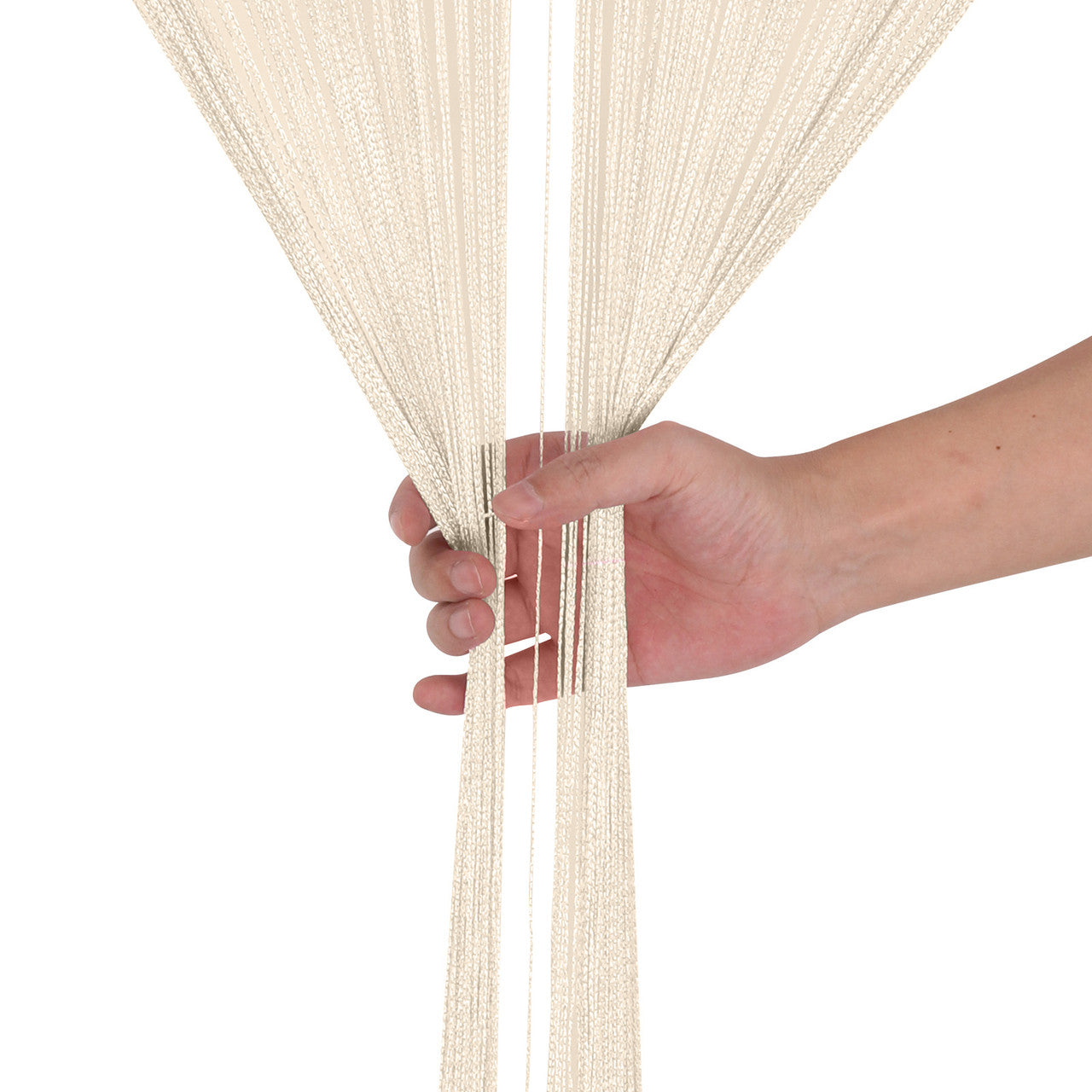 Beaded String Curtains - Ivory