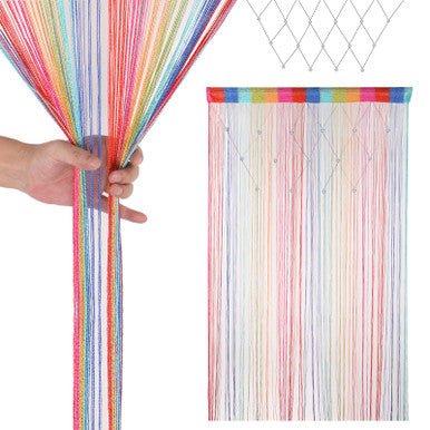 Beaded String Curtains - Multi Colour