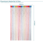Beaded String Curtains - Multi Colour