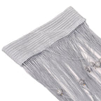 Beaded String Curtains - Silver