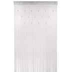 Beaded String Curtains - Silver