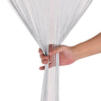 Beaded String Curtains - Silver