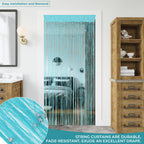 Beaded String Curtains - Turquoise