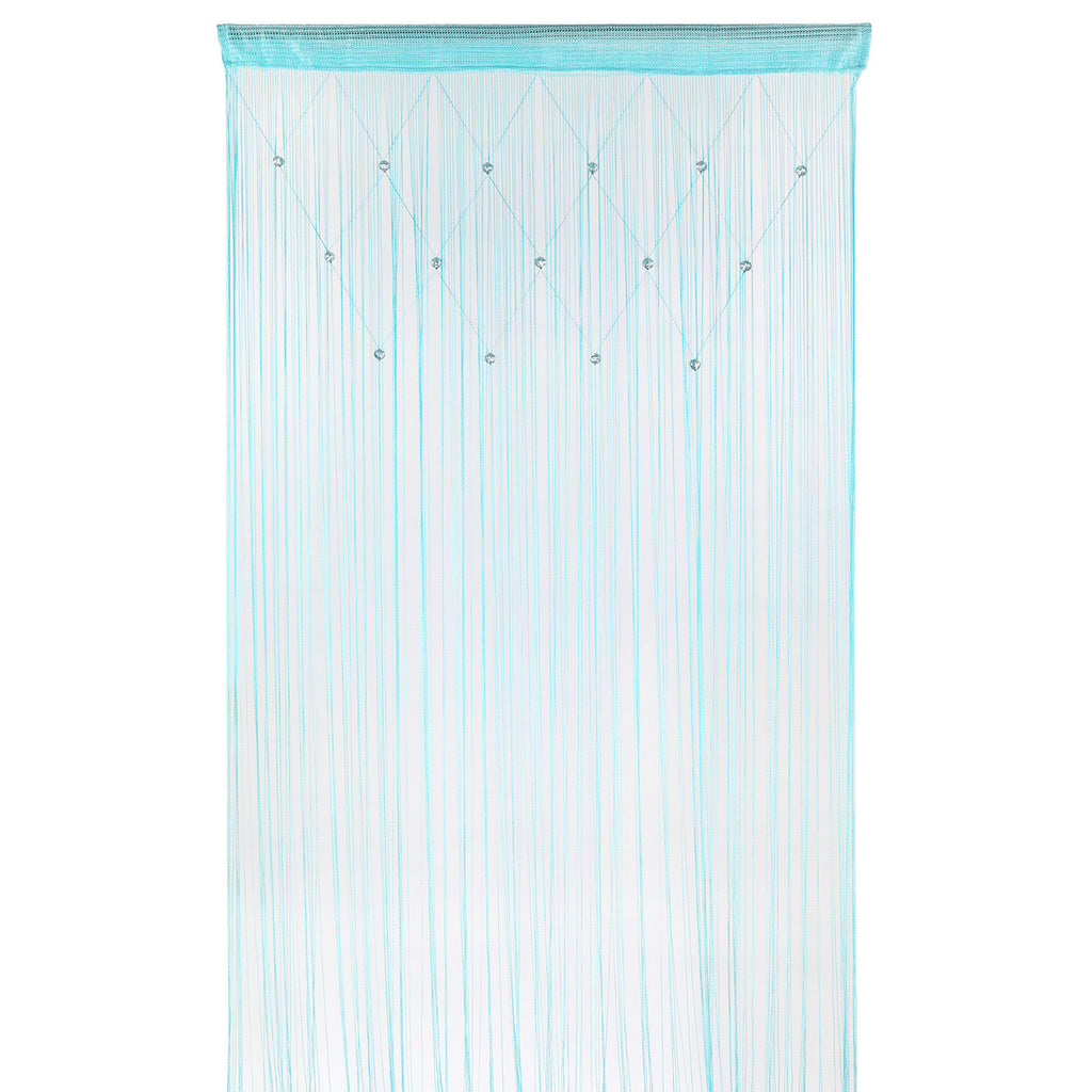 Beaded String Curtains - Turquoise