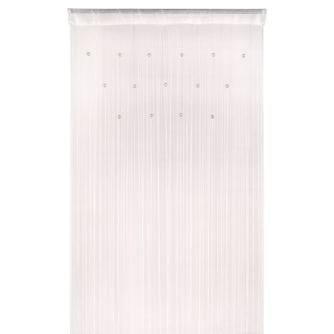 Beaded String Curtains - White