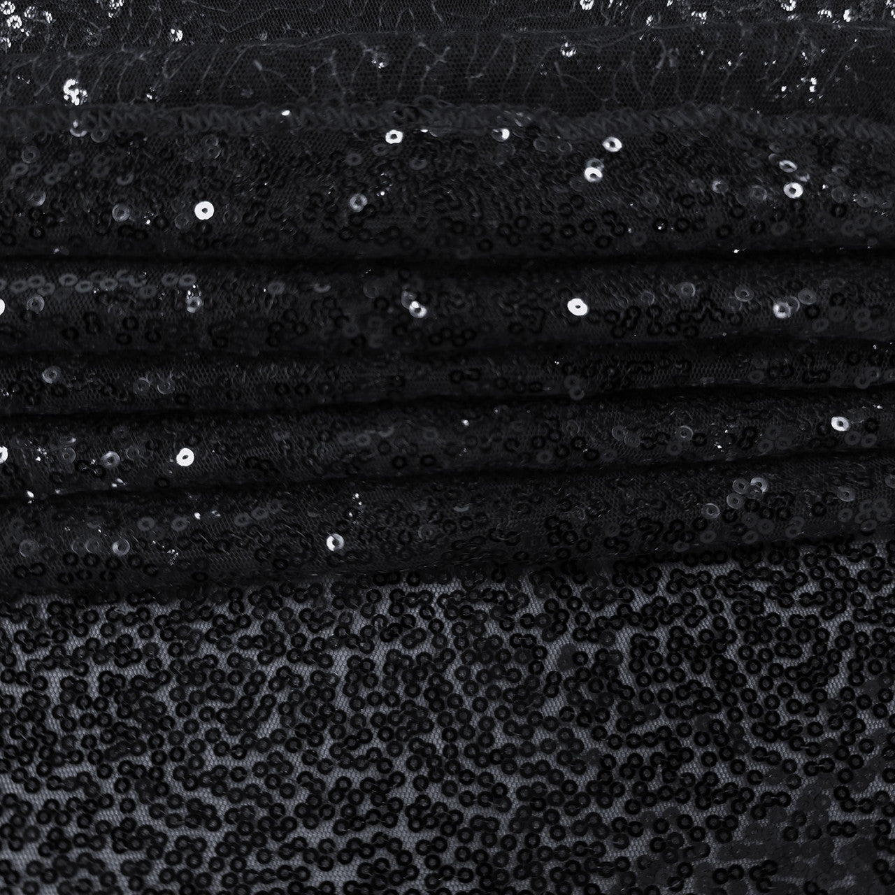4ft x 9ft Sequin Backdrop Photography - Black