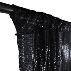 4ft x 9ft Sequin Backdrop Photography - Black