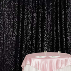 4ft x 9ft Sequin Backdrop Photography - Black
