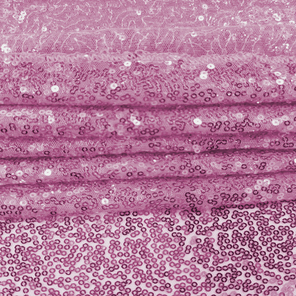 4ft x 9ft Sequin Backdrop Photography - Baby Pink