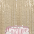 4ft x 9ft Sequin Backdrop Photography - Champagne