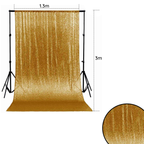 4ft x 9ft Sequin Backdrop Photography - Gold